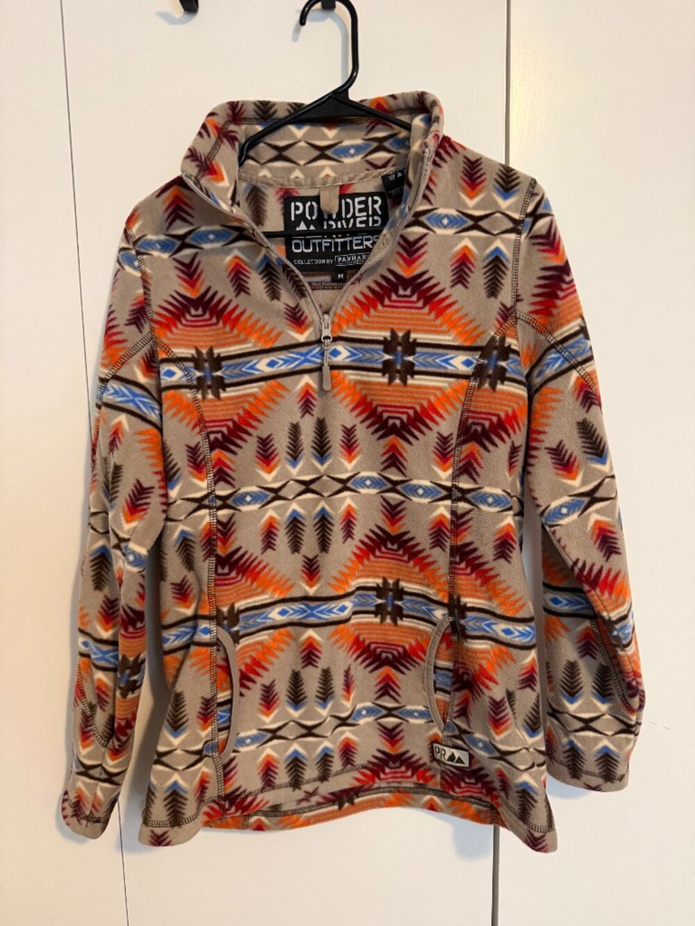 Powder River Outfitters Aztec Southwestern Fleece Pullover - Medium